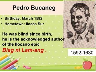 famous ilocano writers and their works|Writers from region 1 and their contributions in the  .